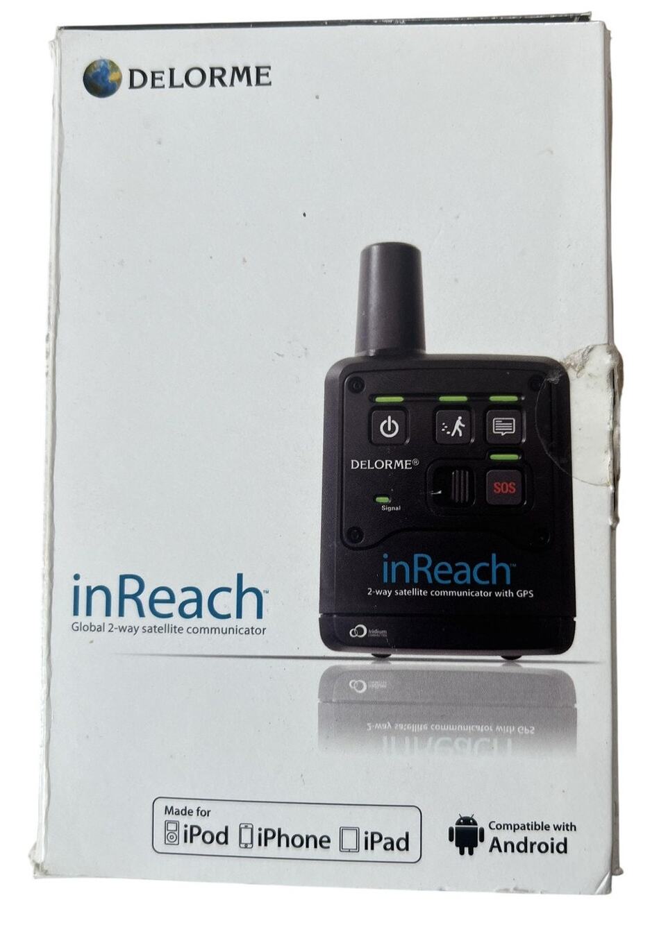 DeLorme InReach 2-Way Satellite Communicator GPS Black Made In United States
